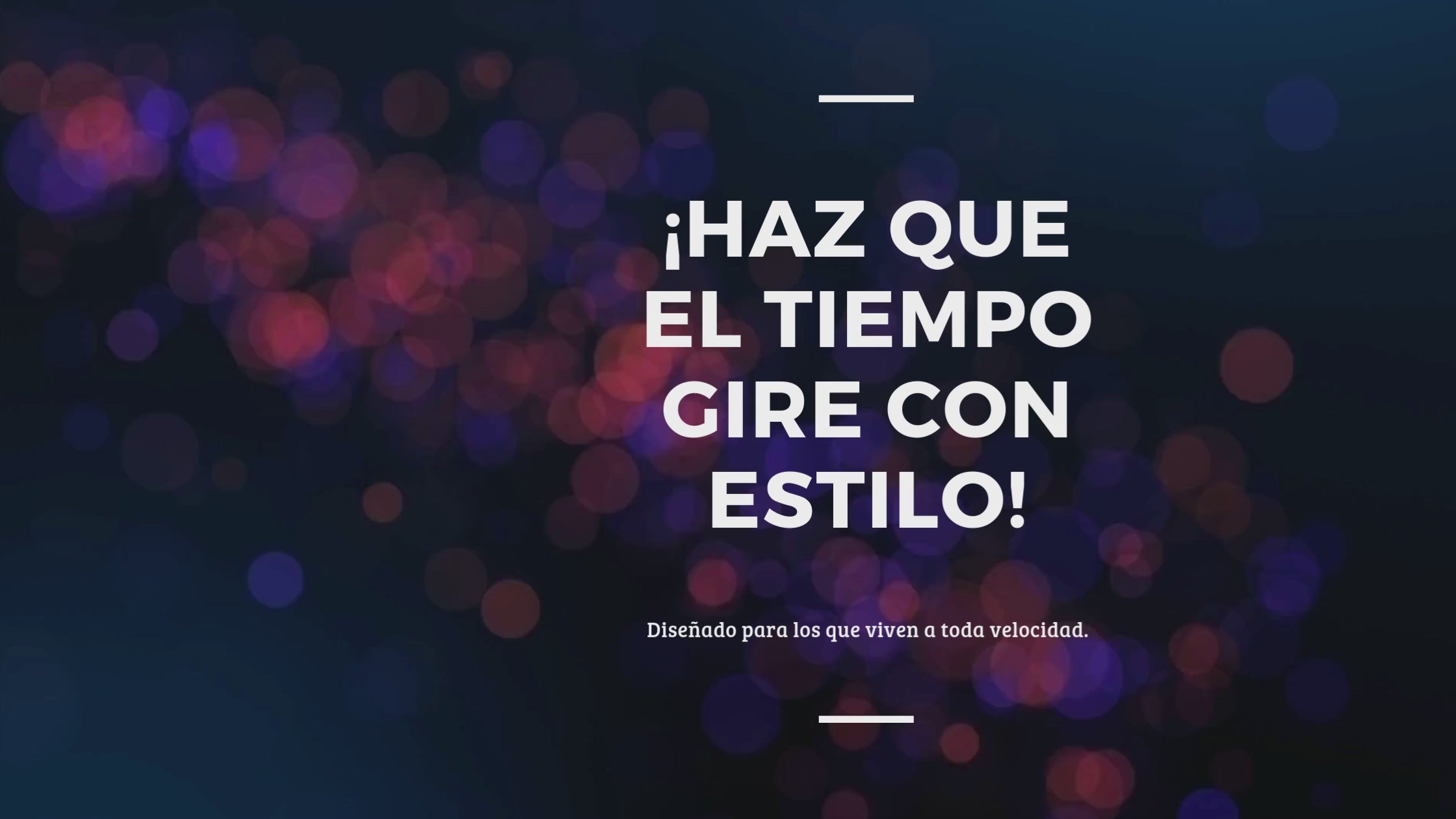 Banner Reloj Giratorio llanta