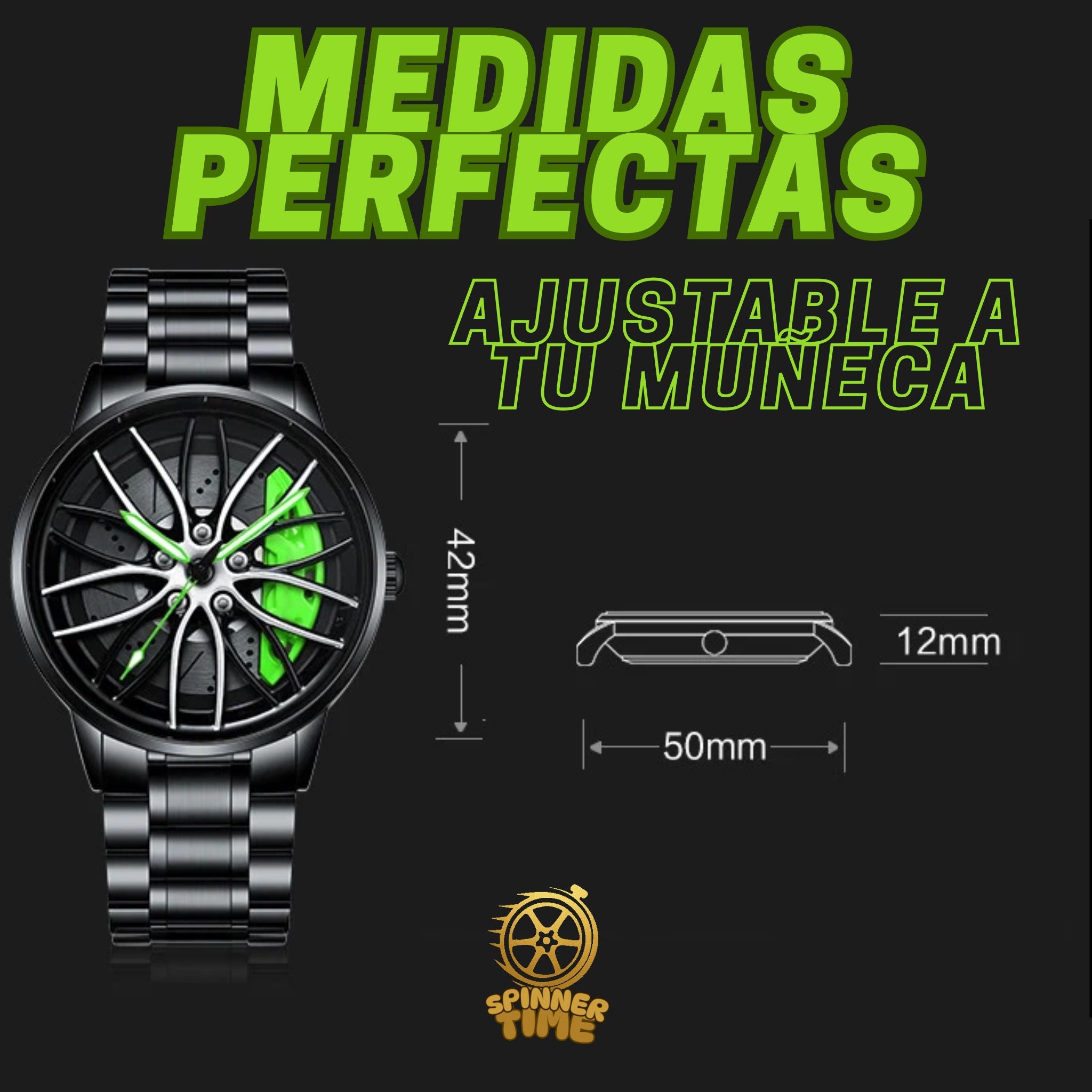 Reloj Giratorio - SpinnerTime